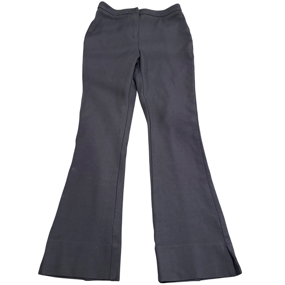 Beatrice .b Italy Brown Flare Leg Trousers High Rise‎ Slit Hem 22FA1736FIT